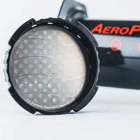 aeropress metal filter in use #detail-photo