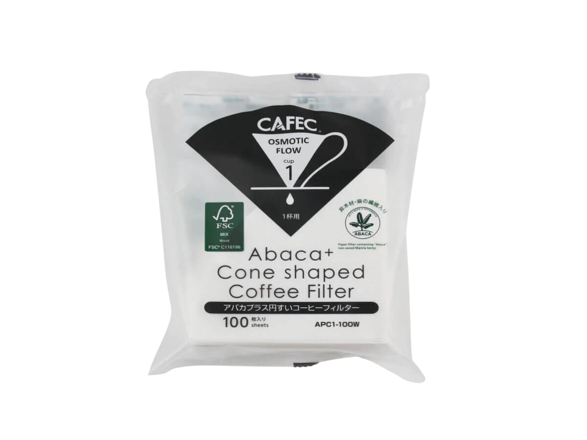 CAFEC Abaca+ Conical Paper Filters (100pk)