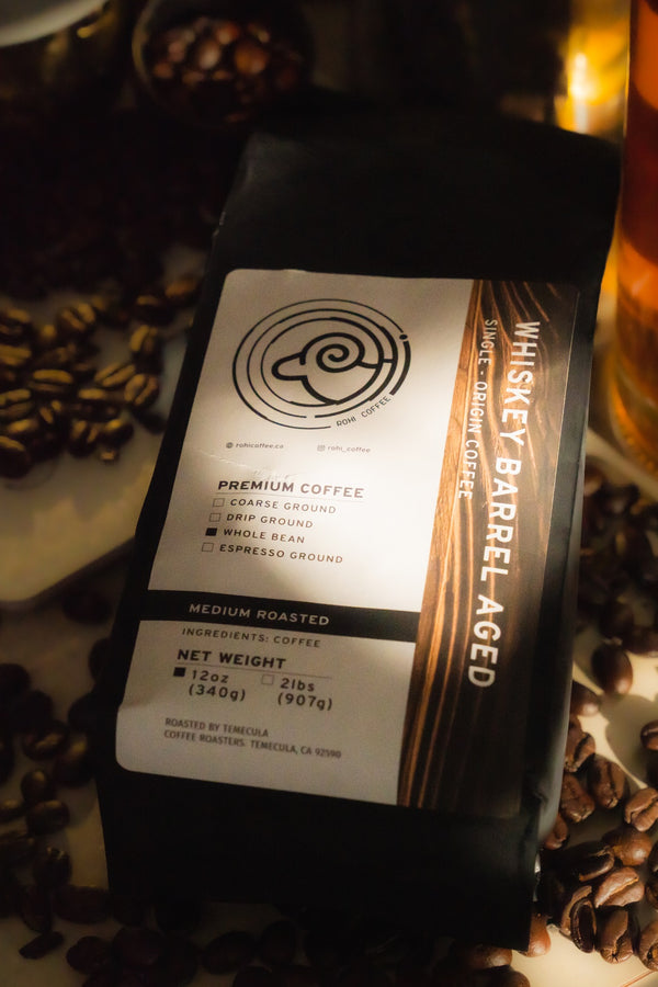Whiskey Barrel Aged Single Origin Coffee