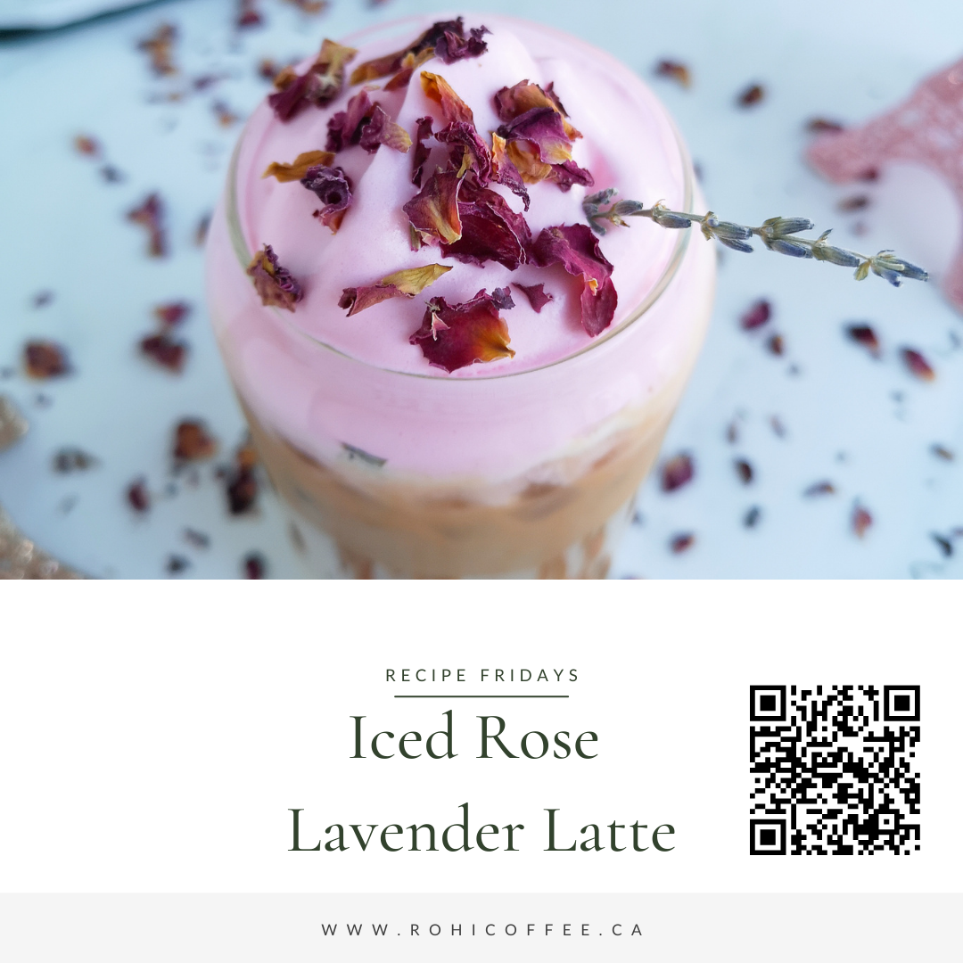 Iced Rose Lavender Latte